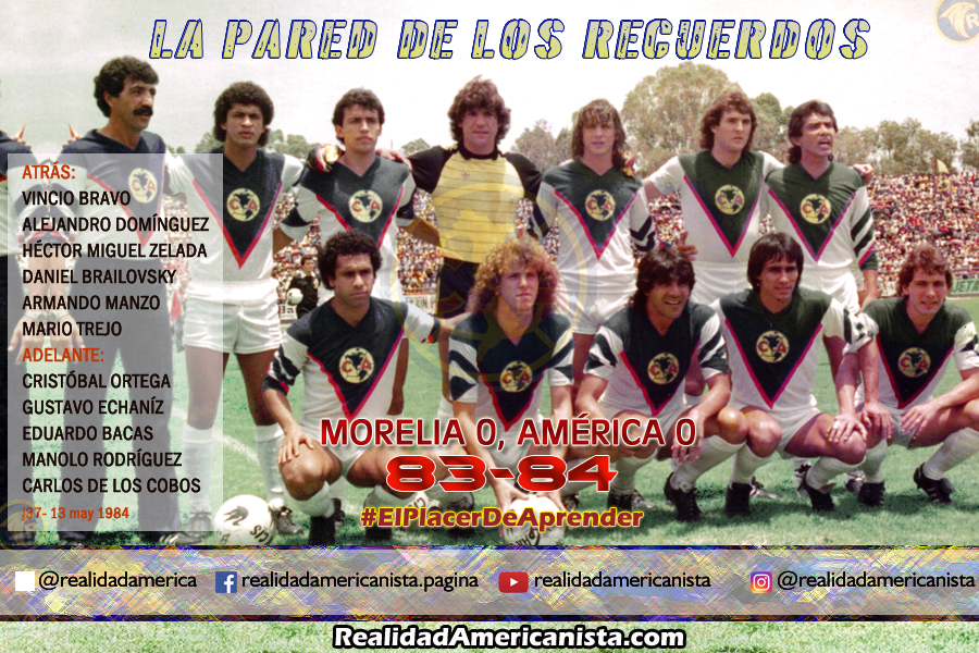 070 club america atlletico morelia 83 84