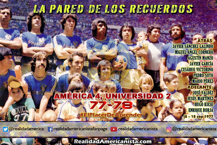 100 club america pumas unam 77 78