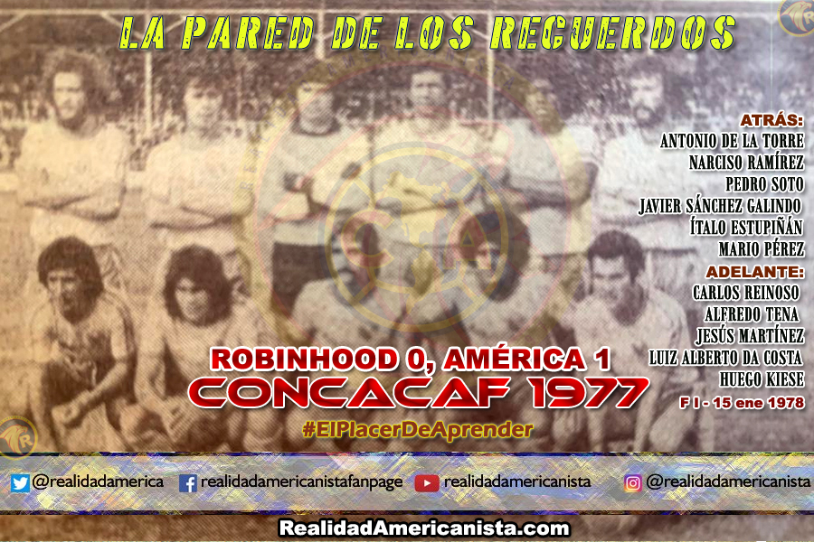 142 club america robinhood 1977 concacaf