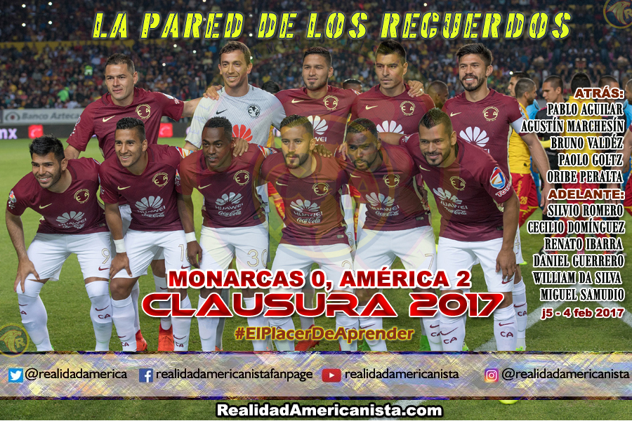 144 club america monarcas clausura 2017