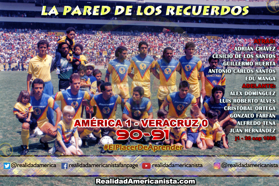 161 club america veracruz 90 91