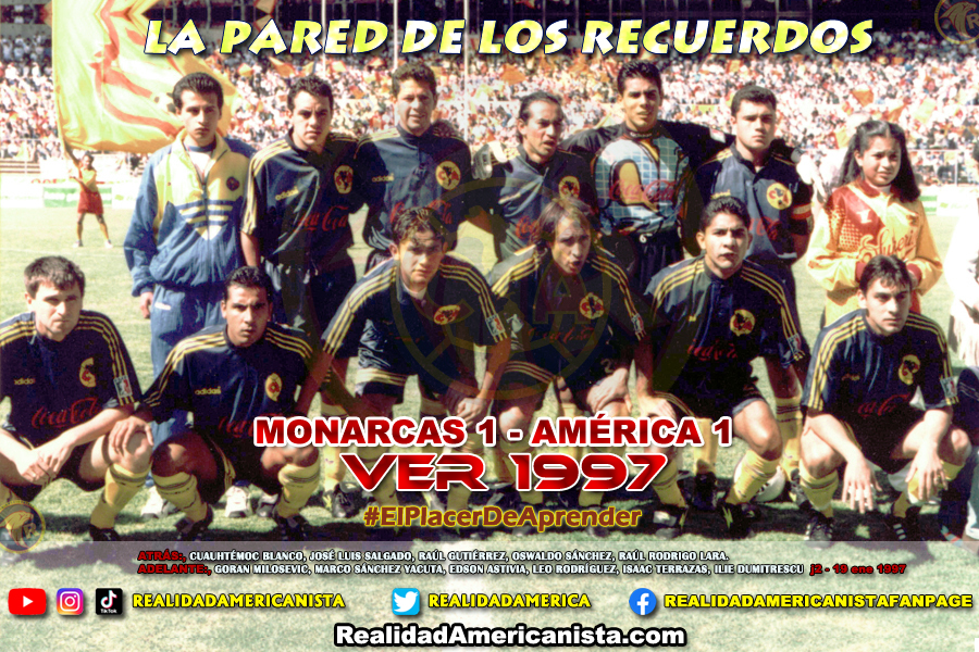164 club america monarcas verano 1997