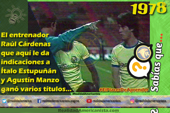 049 redes realidad americanista club america raul cardenas dt 1978