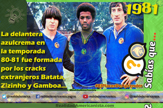 050 redes realidad americanista club america batata zizinho gamboa 1981