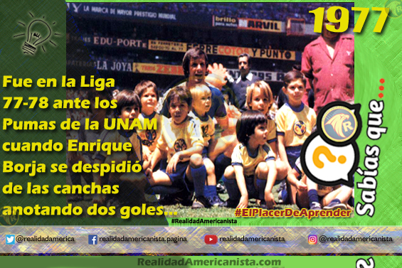 054 redes realidad americanista club america enrique borja despedida 1977