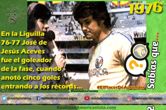 074 redes realidad americanista club america jose de jesus aceves goleador 76 77