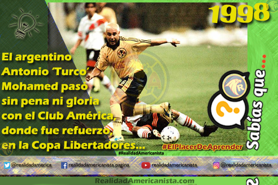 079 redes realidad americanista club america copa libertadores antonio mohamed 1998