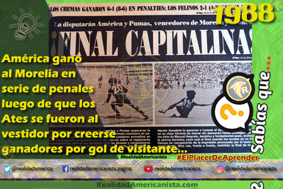 083 redes realidad americanista club america vs morelia penales 1988