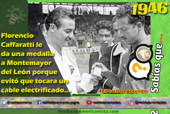 100 redes realidad americanista club america florencio caffaratti vs leon 1946