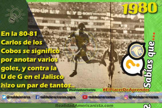 118 redes realidad americanista club america carlos de los cobos gol u de g 80 81