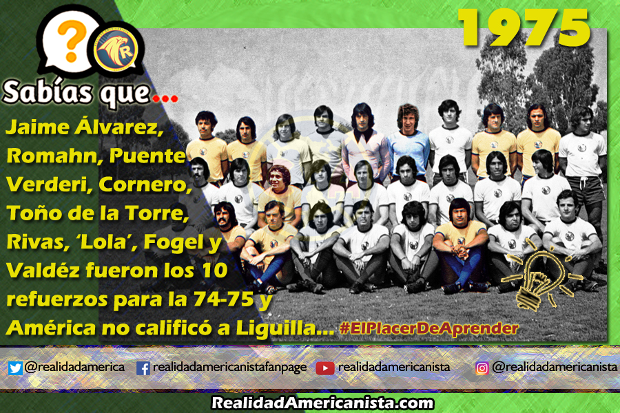 167 redes realidad americanista club america plantel 74 75