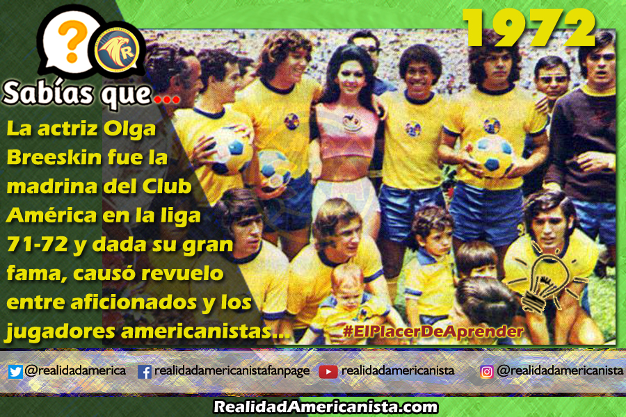 186 redes realidad americanista club america olga breeskin 1972
