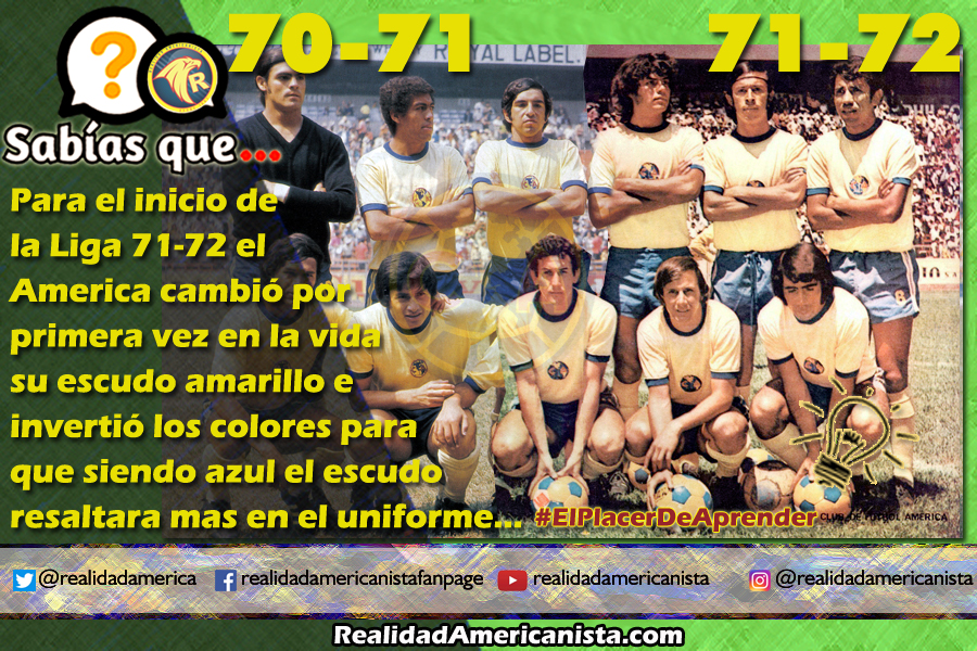 187 redes realidad americanista club america escudos amarillo a azul 71 72