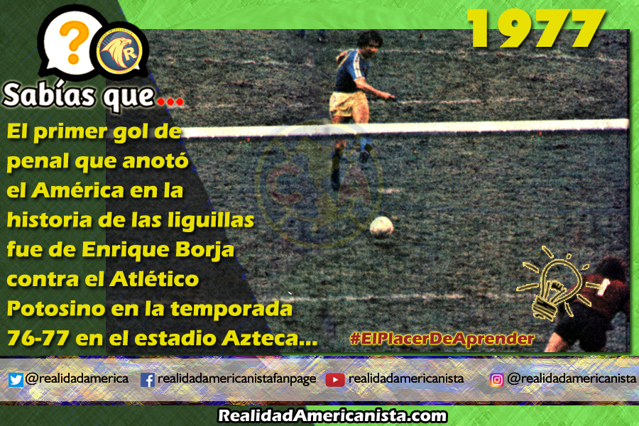 192 redes realidad americanista club america enrique borja penal vs potosino 1977